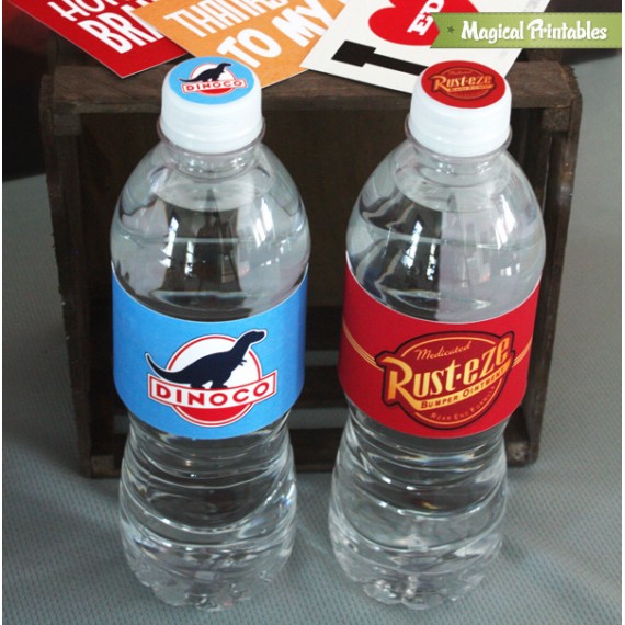 Disney Cars Water bottle Label - McQueen Water Bottle labels - Cars Movie -  Printables - Digital - INSTANT DOWN…